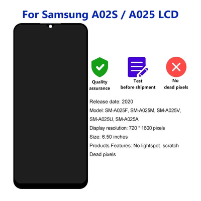 Phone Screen Refurbished Lcd For SAM Galaxy A02s A025 LCD Display Touch Screen Digitizer Assembly